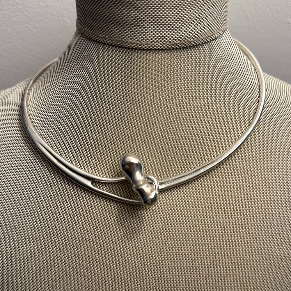 Rare Vintage Elsa Peretti Tiffany & Co Bone Collar Choker Necklace